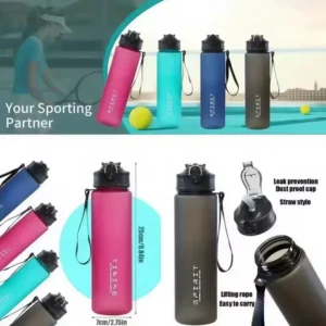 Time marker water bottle