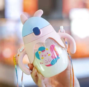 Cute kids milk cup