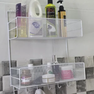 Wall-Mounted Bathroom Shelf Shower