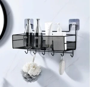 Single Layer Wall-Mounted Bathroom Shelf