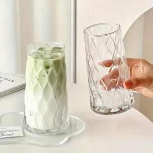 6pcs Diamond Rhombus Multifunctional Glass Cups