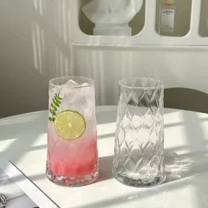 Diamond rhombus glass cups