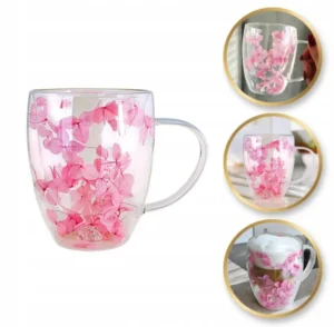 Double wall latte mug