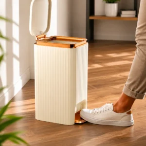 Foot pedal dustbin