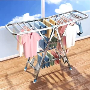Portable clothes drying rack