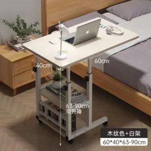 Adjustable C-shaped side table