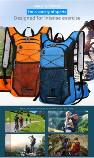 Large capacity hiking backpack