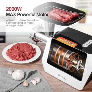 Stainless steel food grinder