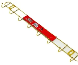 8 hook gold rail