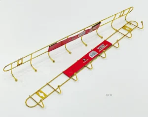 Gold stainless steel hook rack