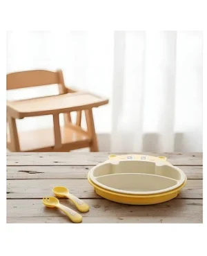 Divided baby plate set