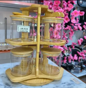 6PCS Rotating Jar Set 1 6PCS Rotating Jar Set
