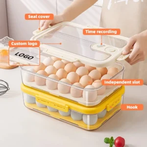 Refrigerator egg container