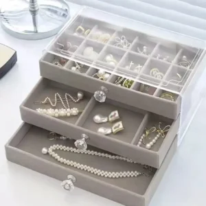 Flannel Jewelry Storage Display Box