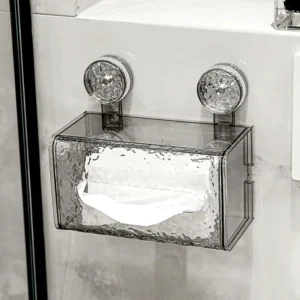 Glacier pattern tissue box