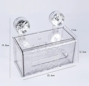 Suction cup tissue holder