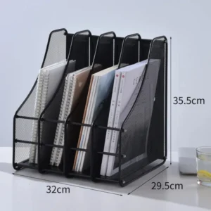 Metallic document holder