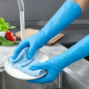 Dishwashing latex gloves