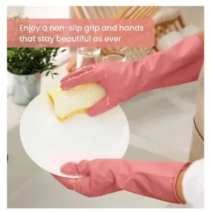Latex household gloves