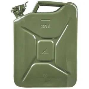 Metallic Gasoline Cans