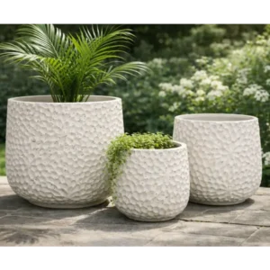 Premium Concrete Planter Set