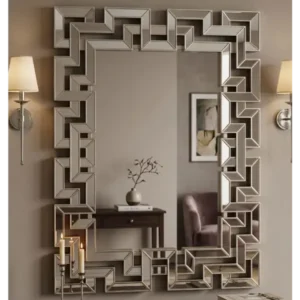 3D geometric gold mirror