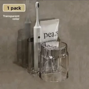 Acrylic Toothbrush Holder with Gargle Cup