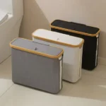 Toilet Paper Basket Organizer with Bamboo Lid 6 Bathroom Storage Basket Kenya