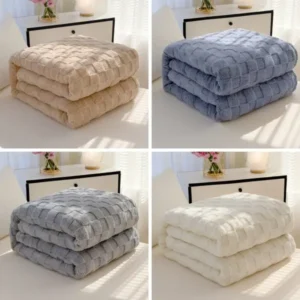 Luxury Textured Fleece Blanket