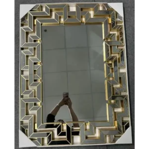 Modern luxury wall mirror gold