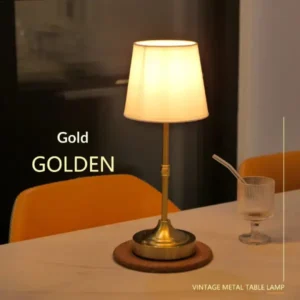 Rechargeable cordless LED lamp