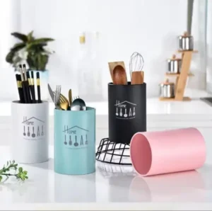 Stainless steel cutlery holder