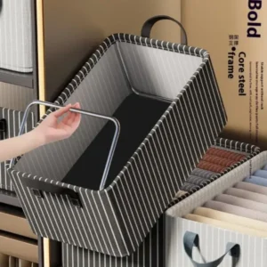 Striped closet organizers