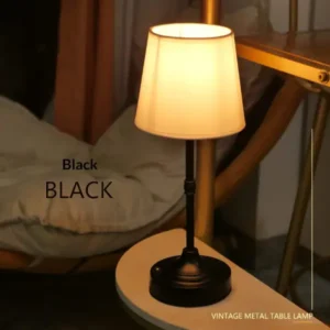 Vintage bedside table lamp