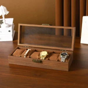6 slot watch box