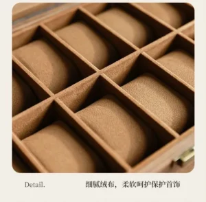 PU leather watch organizer