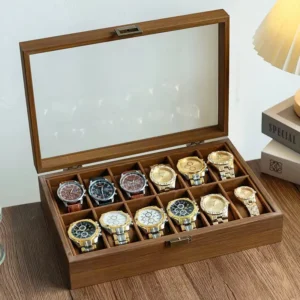 12-Slot Premium Quality Watch Organizer