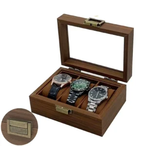 PU leather watch case