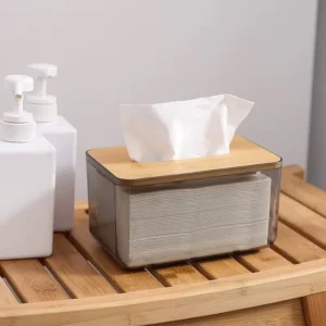 Transparent Acrylic Tissue Box Holder