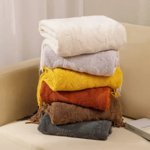 Nordic throw blanket