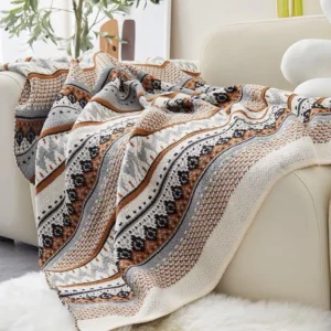 130x160cm knitted throw