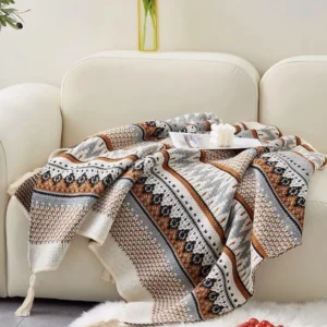 Bohemian throw blanket