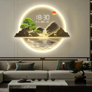 Stunning 3D LED Decorative Wall Clock 1 stunning 3D LED Decorative Wall Clock