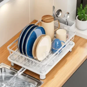 Metal dish drainer