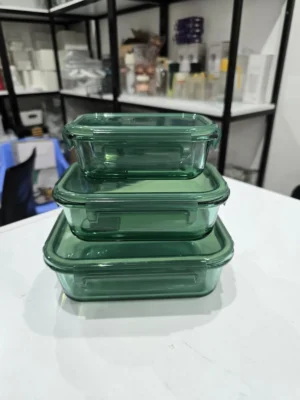 Oven safe glass food box