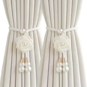 Creative Camellia Flower Decorative Curtain Tiebacks