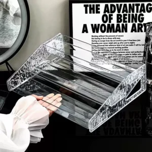 3 layer acrylic vanity stand