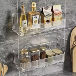 Acrylic wall mounted organizer