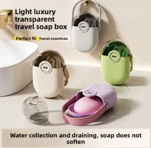 Waterproof travel soap dish