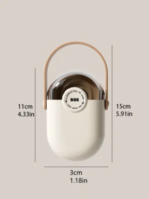 Airtight portable soap holder